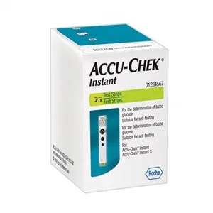 Hộp 25 que thử đường huyết Accu Chek Instant 