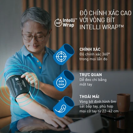 Máy Đo Huyết Áp Omron 7194  T1 - Omron (Góc nhìn 4)